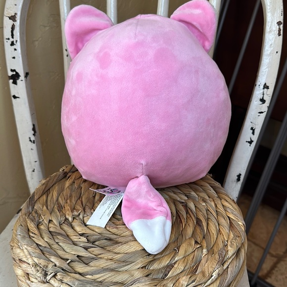 SQUISHMALLOWS FLORA THE FOX PLUSH COLLECTIBLE PINK SPARKLE 8 inch - Picture 3 of 5